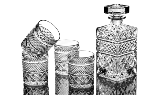 Whiskey Decanter Gift Set for Men – Premium Crystal Glass & Decanter Set | Whiskey Lover Gift